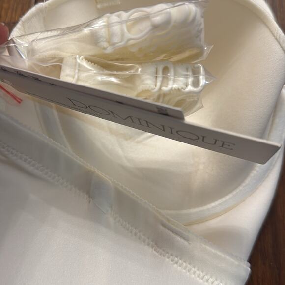 Dominique Strapless Underwire Bustier White Ivory 36B New - Picture 5 of 5